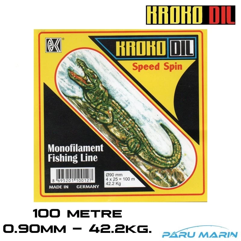 Krokodil 0,90mm 42.2kg. 100mt. Paket Misina