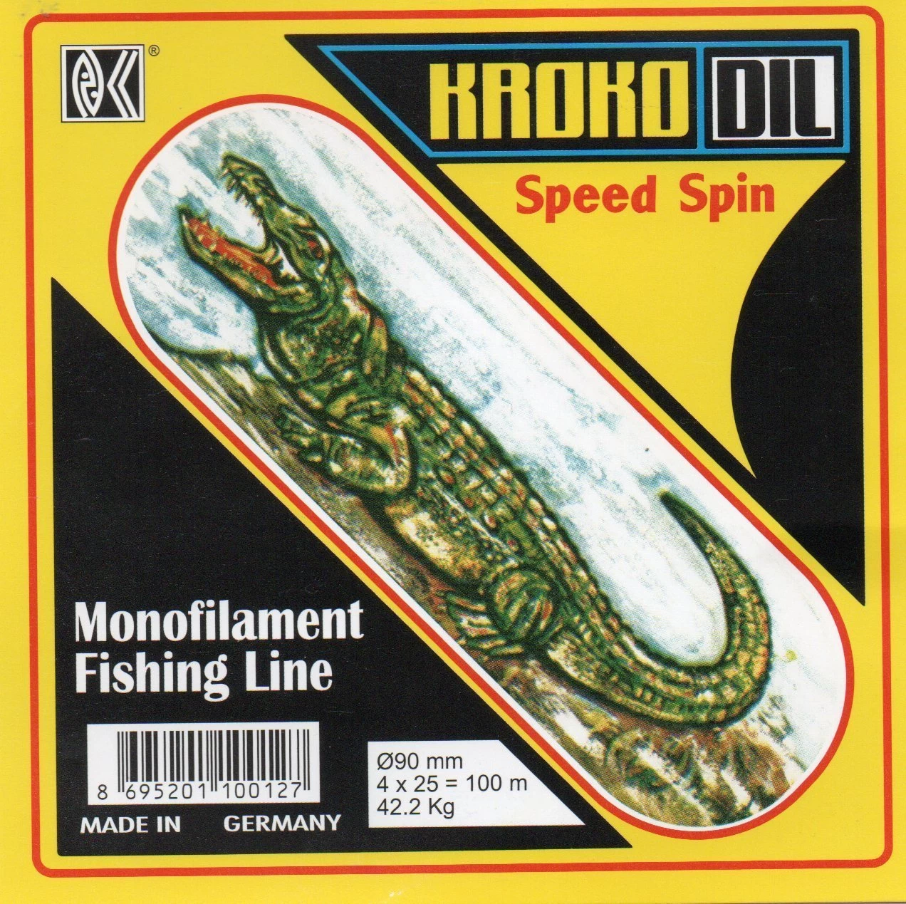 Krokodil 0,90mm 42.2kg. 100mt. Paket Misina