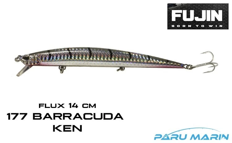 Fujin Flux 140mm 18gr Floating Maket Balık 177 Barracuda Ken