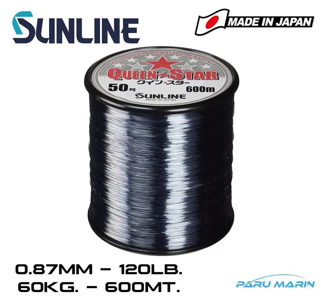 Sunline Queen Star 0.87mm 120lb. 600 Mt. Smoke Gray Misina