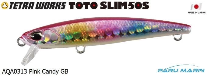 Duo Tetra Works Toto Slim 50s Aqa0313 Pink Candy Gb