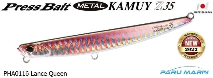 Duo Press Bait Metal Kamuy 35gr. Pha0116 Lance Queen