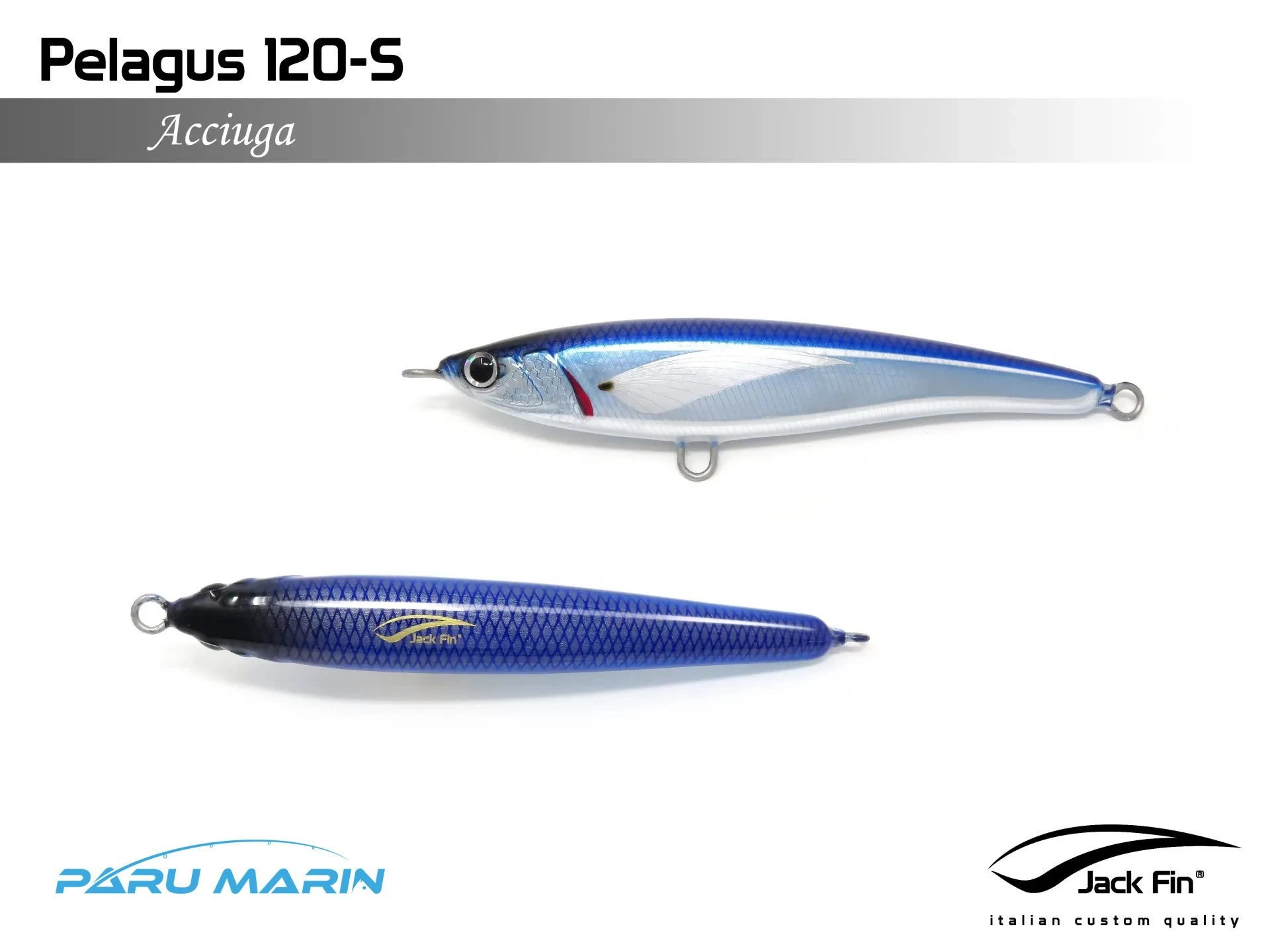 Jack Fin Pelagus 120-s Sahte Yem Acciuga