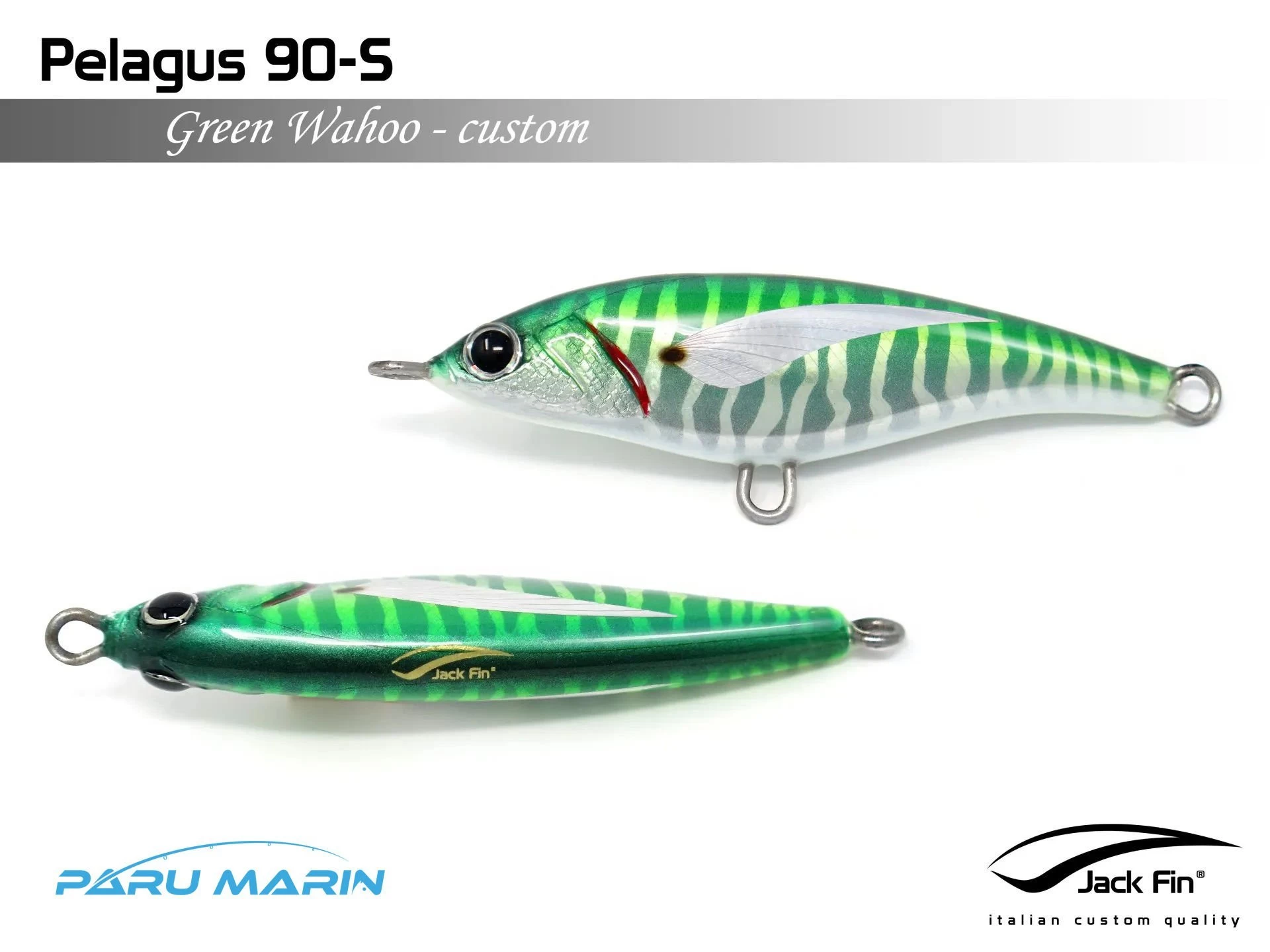 Jack Fin Pelagus 90-s Sahte Yem Green Wahoo ''Özel Renk''