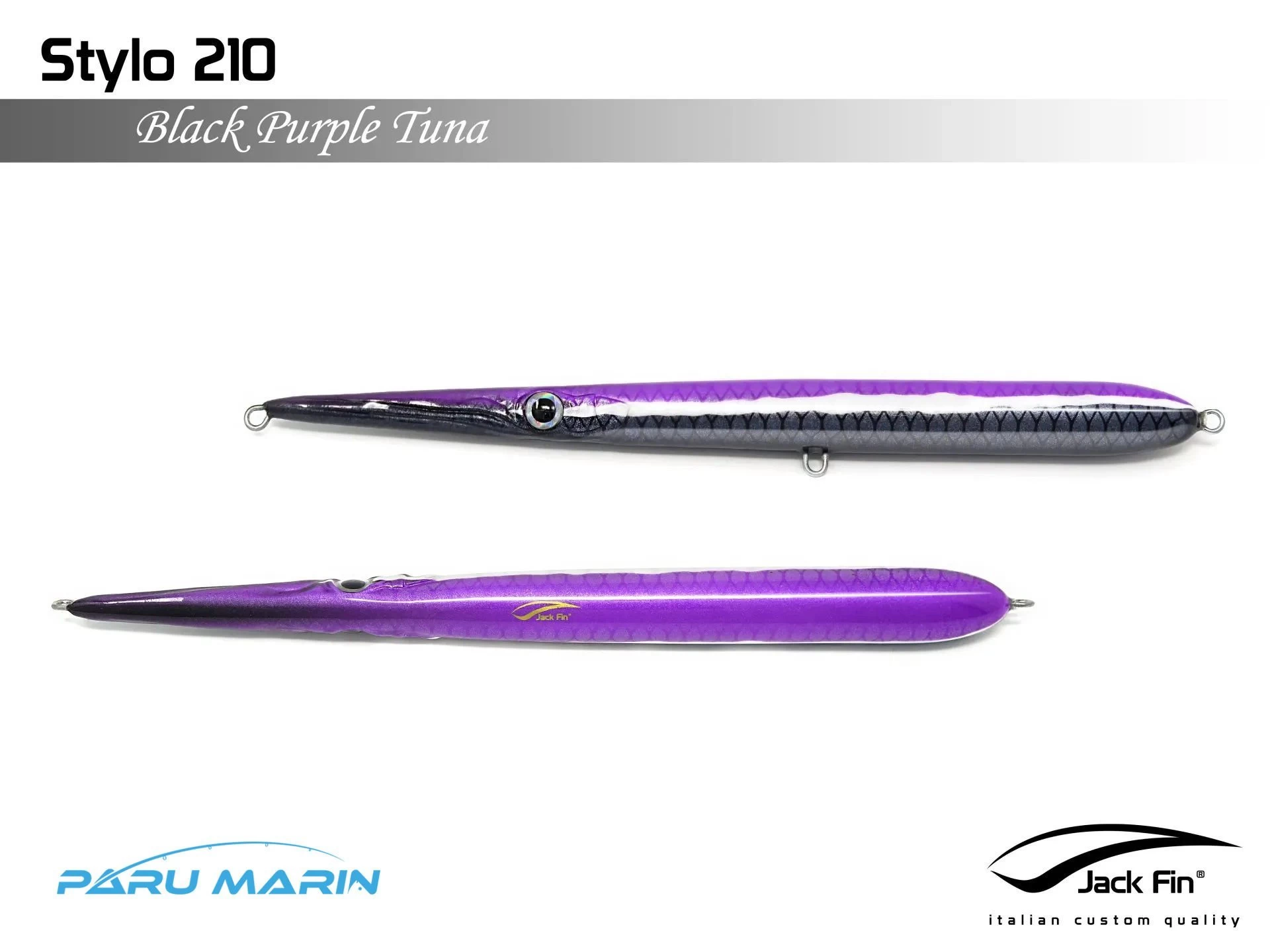 Jack Fin Stylo 210 Sahte Yem Black Purple Tuna