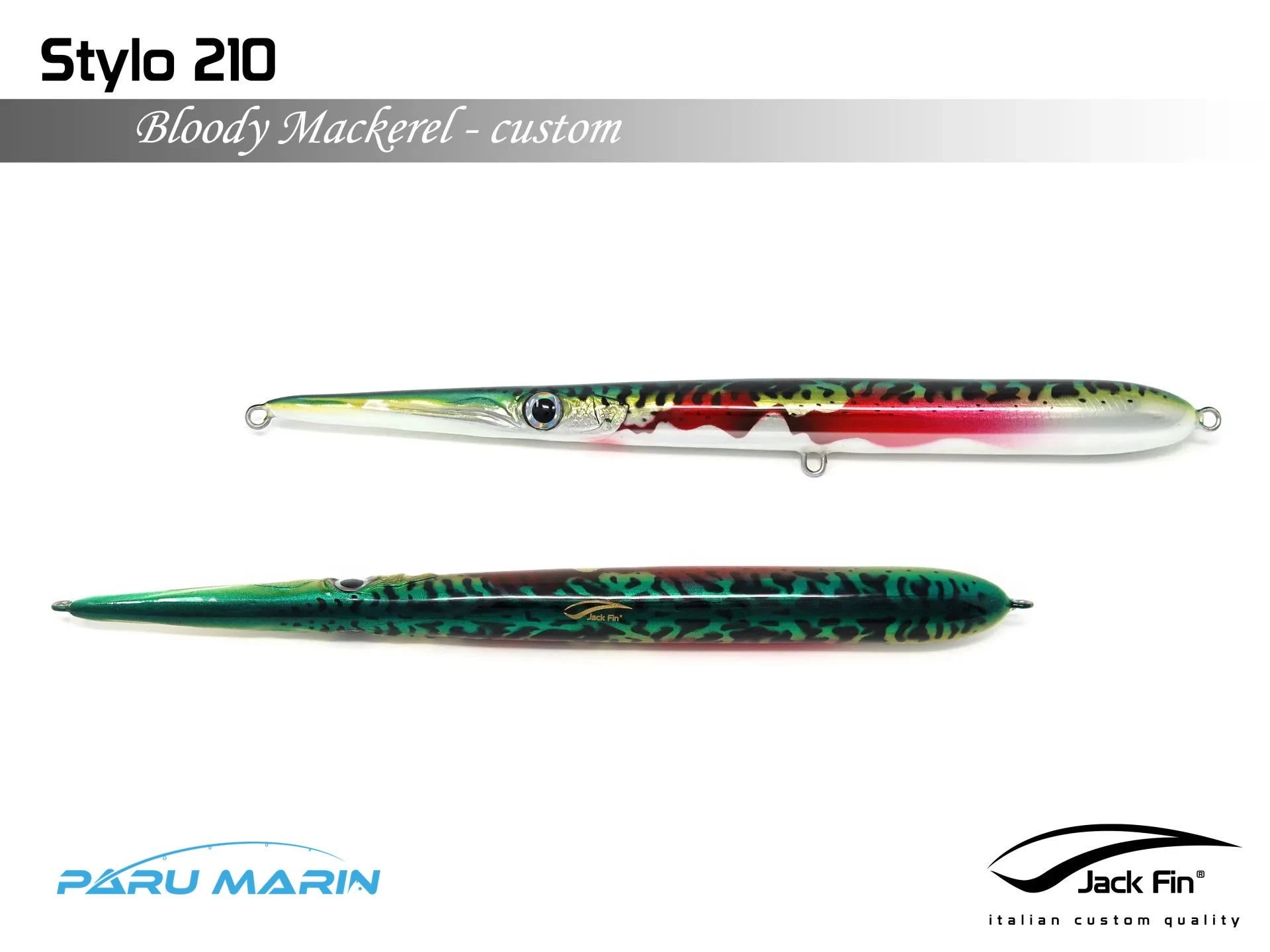 Jack Fin Stylo 210 Sahte Yem Bloody Mackerel ''Özel Renk''