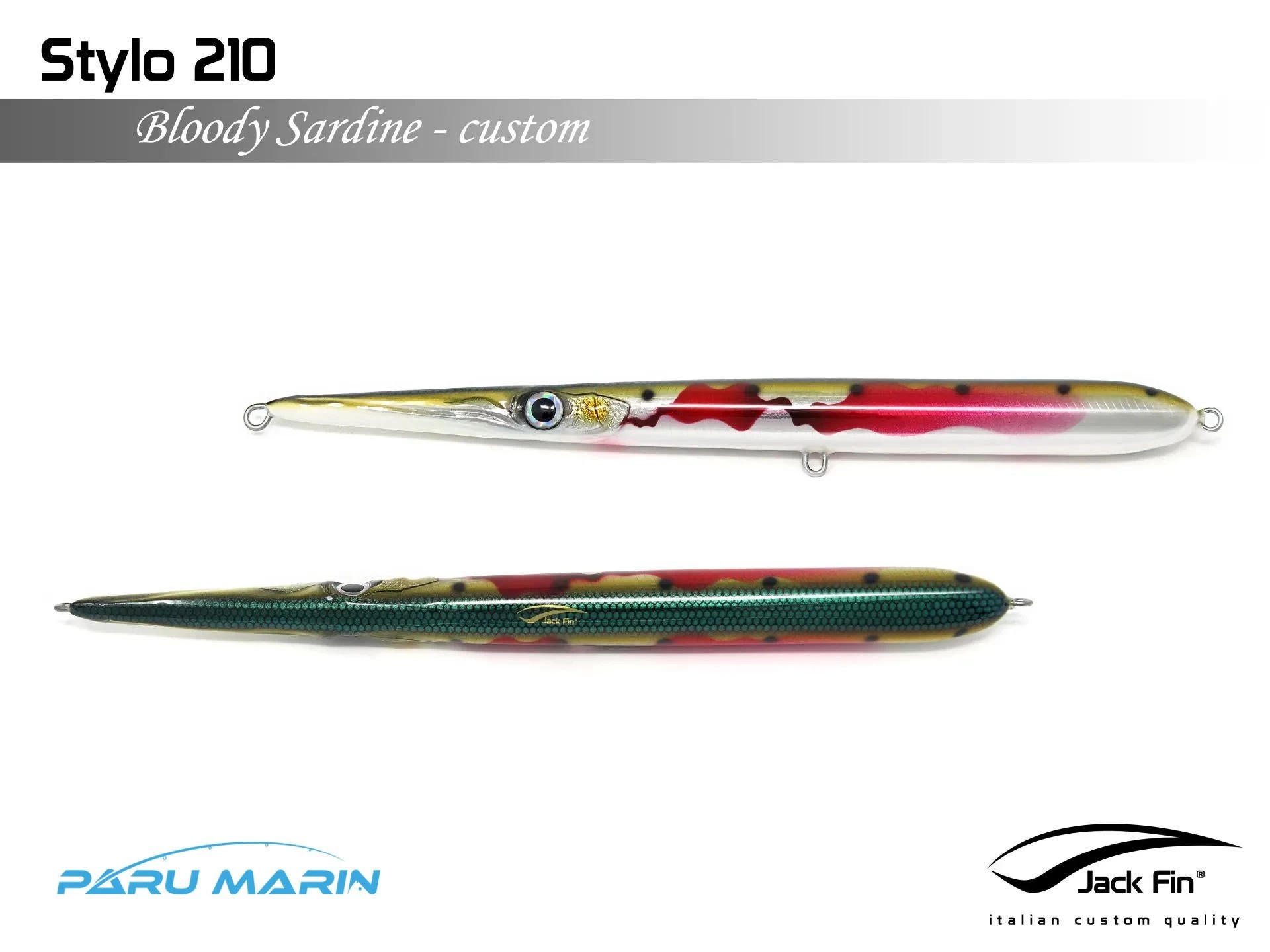 Jack Fin Stylo 210 Sahte Yem Bloody Sardine ''Özel Renk''