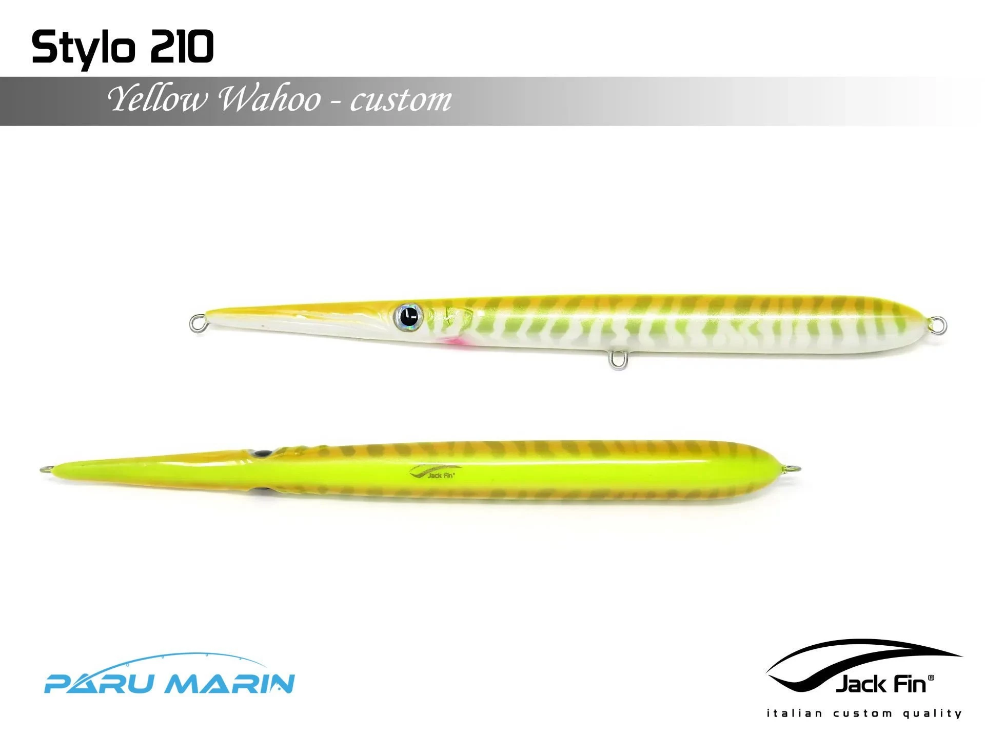 Jack Fin Stylo 210 Sahte Yem Yellow Wahoo ''Özel Renk''