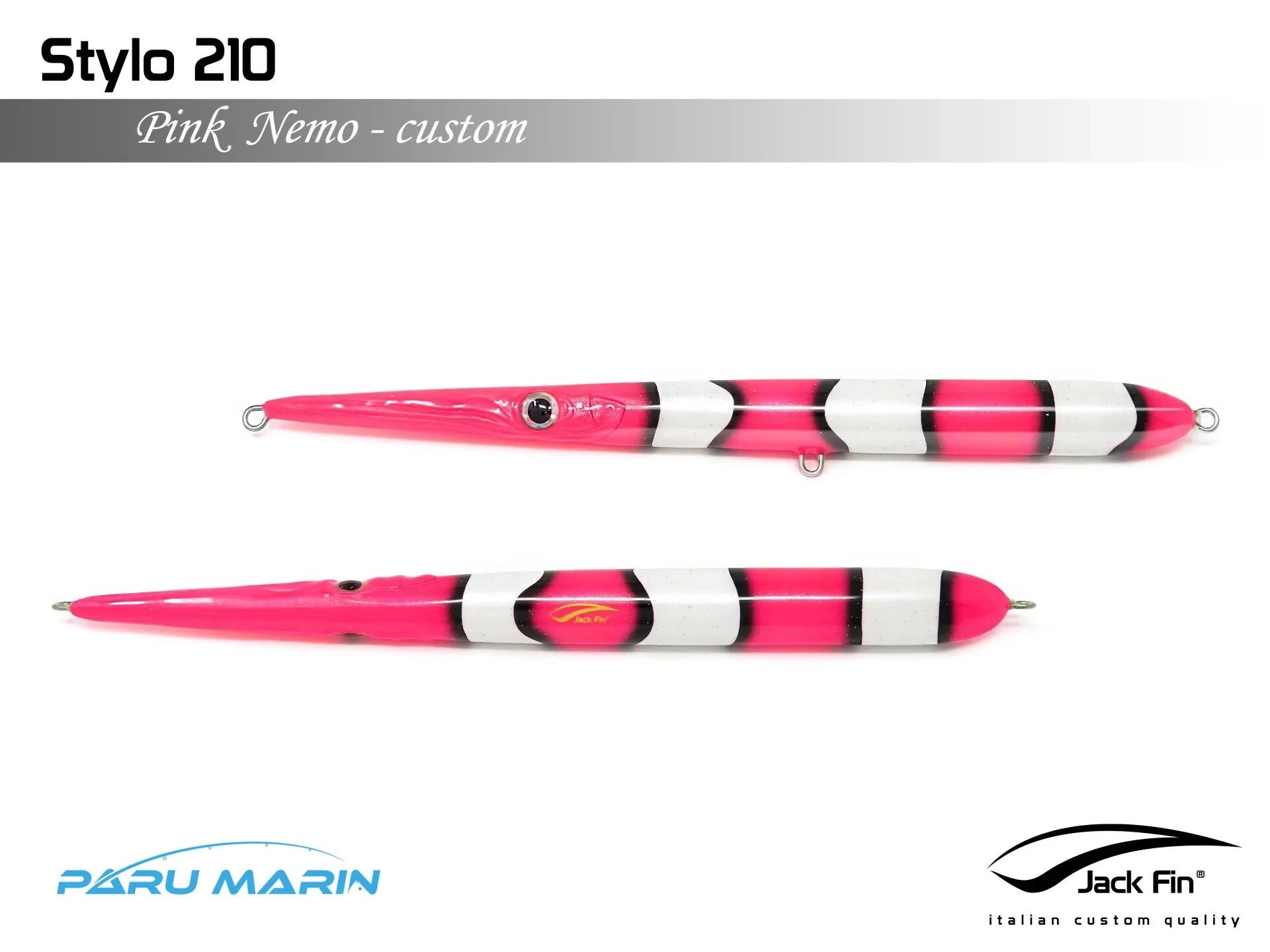 Jack Fin Stylo 210 Sahte Yem Pink Nemo ''Özel Renk''