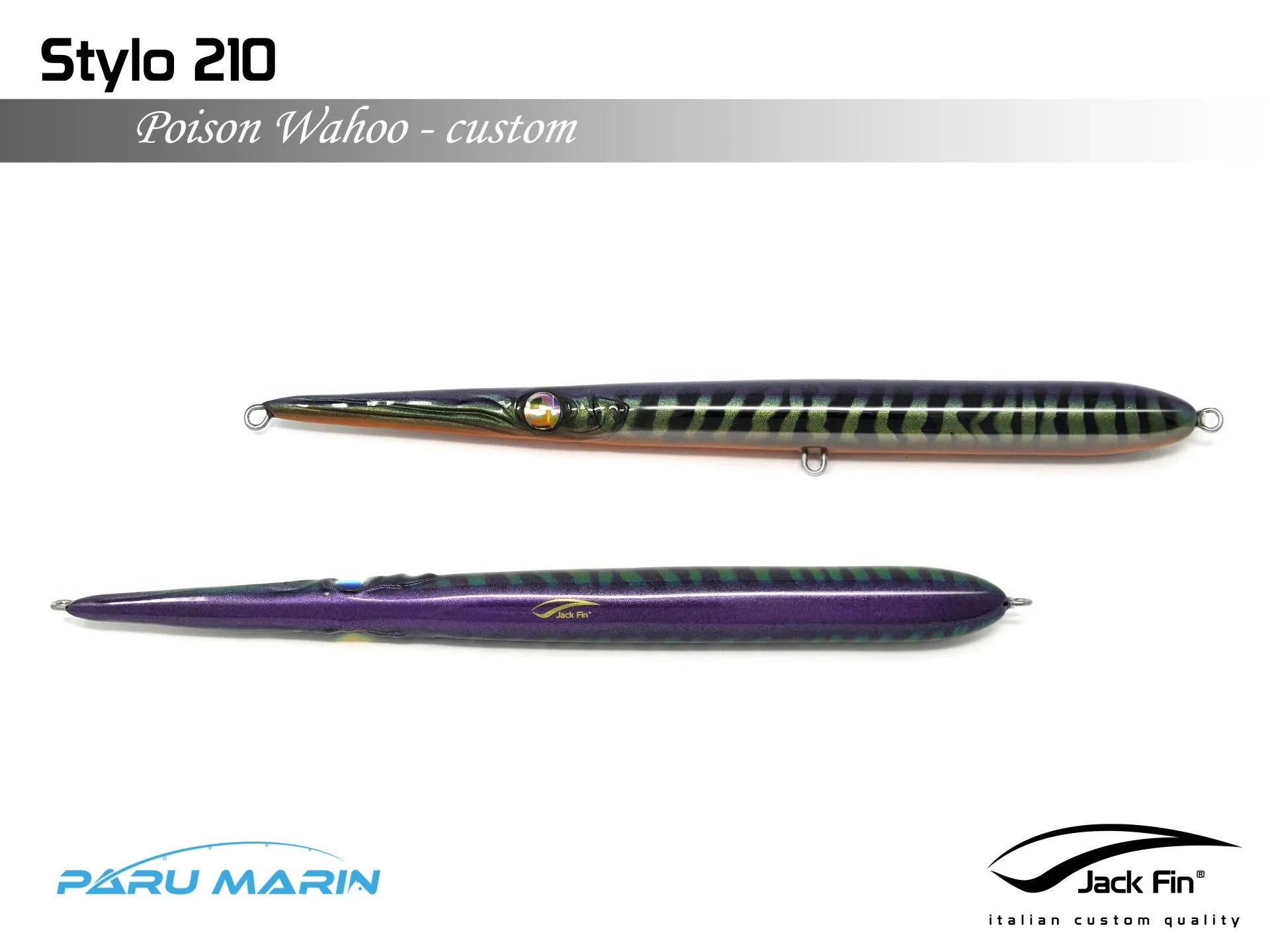 Jack Fin Stylo 210 Sahte Yem Poison Wahoo ''Özel Renk''