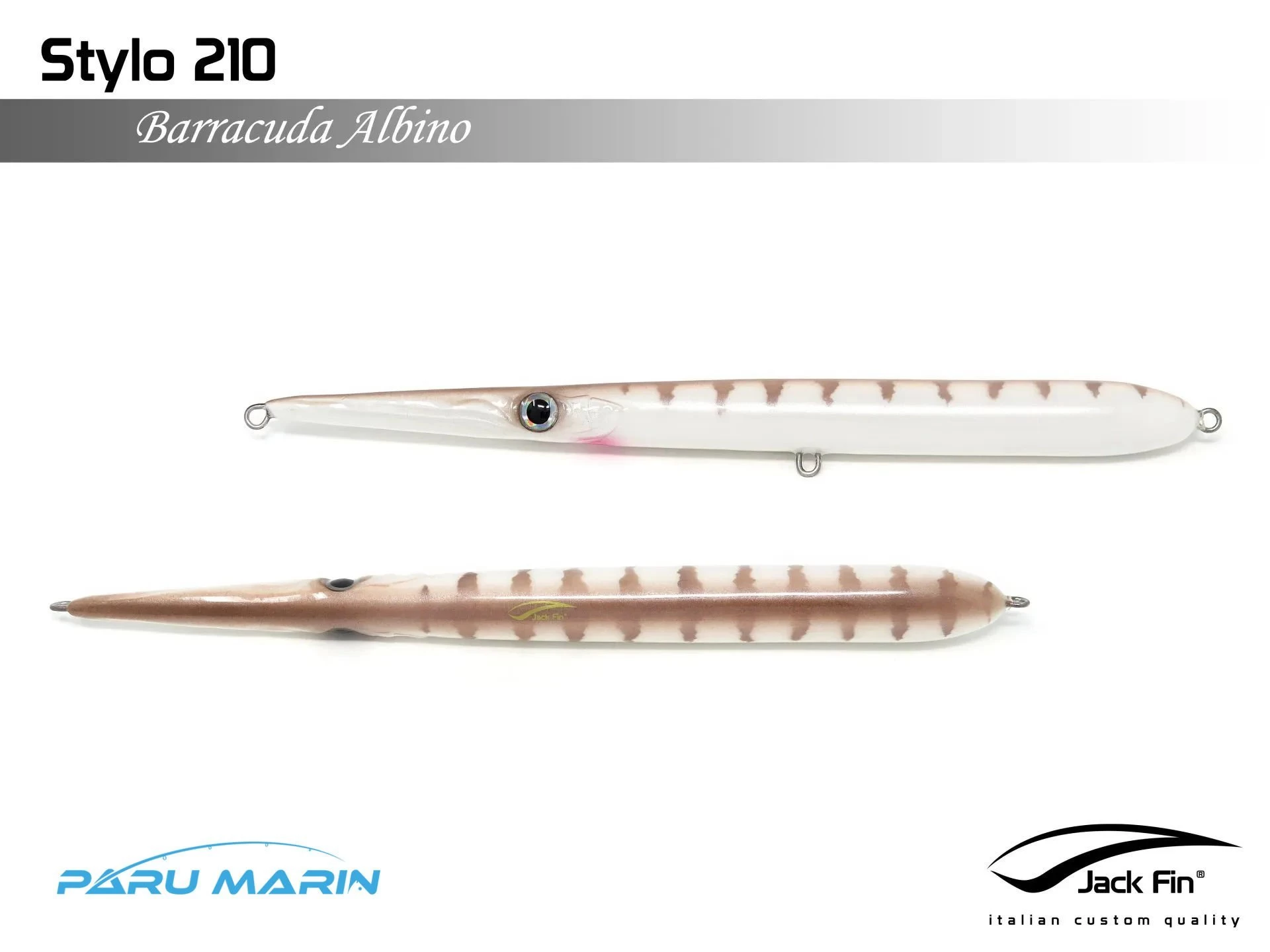 Jack Fin Stylo 210 Sahte Yem Barracuda Albino