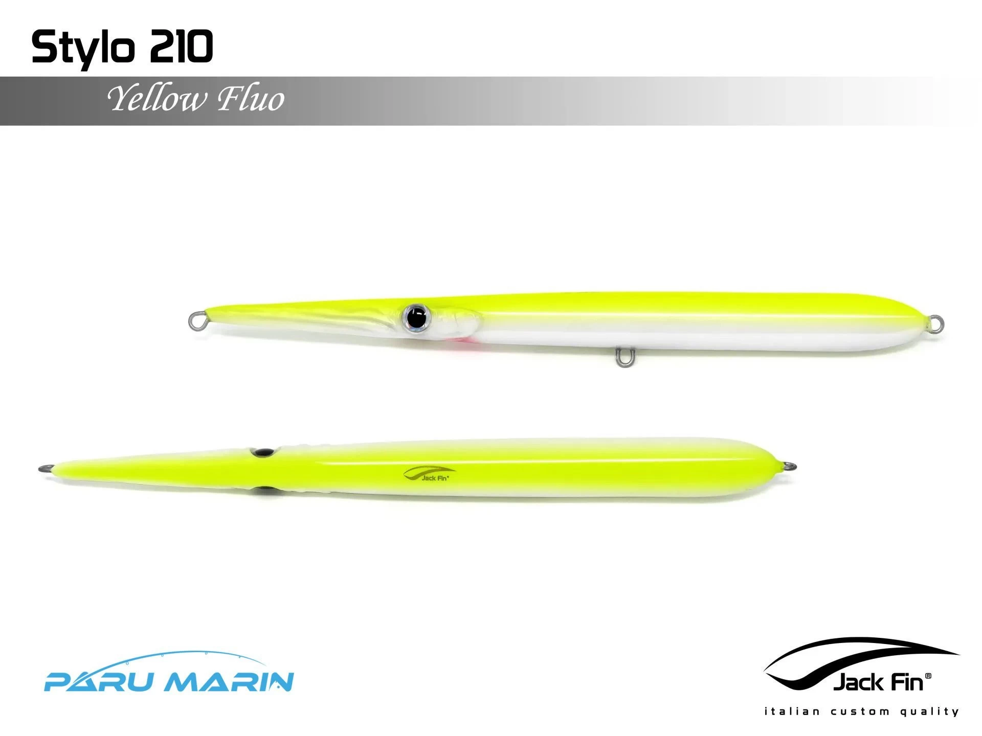 Jack Fin Stylo 210 Sahte Yem Yellow Fluo