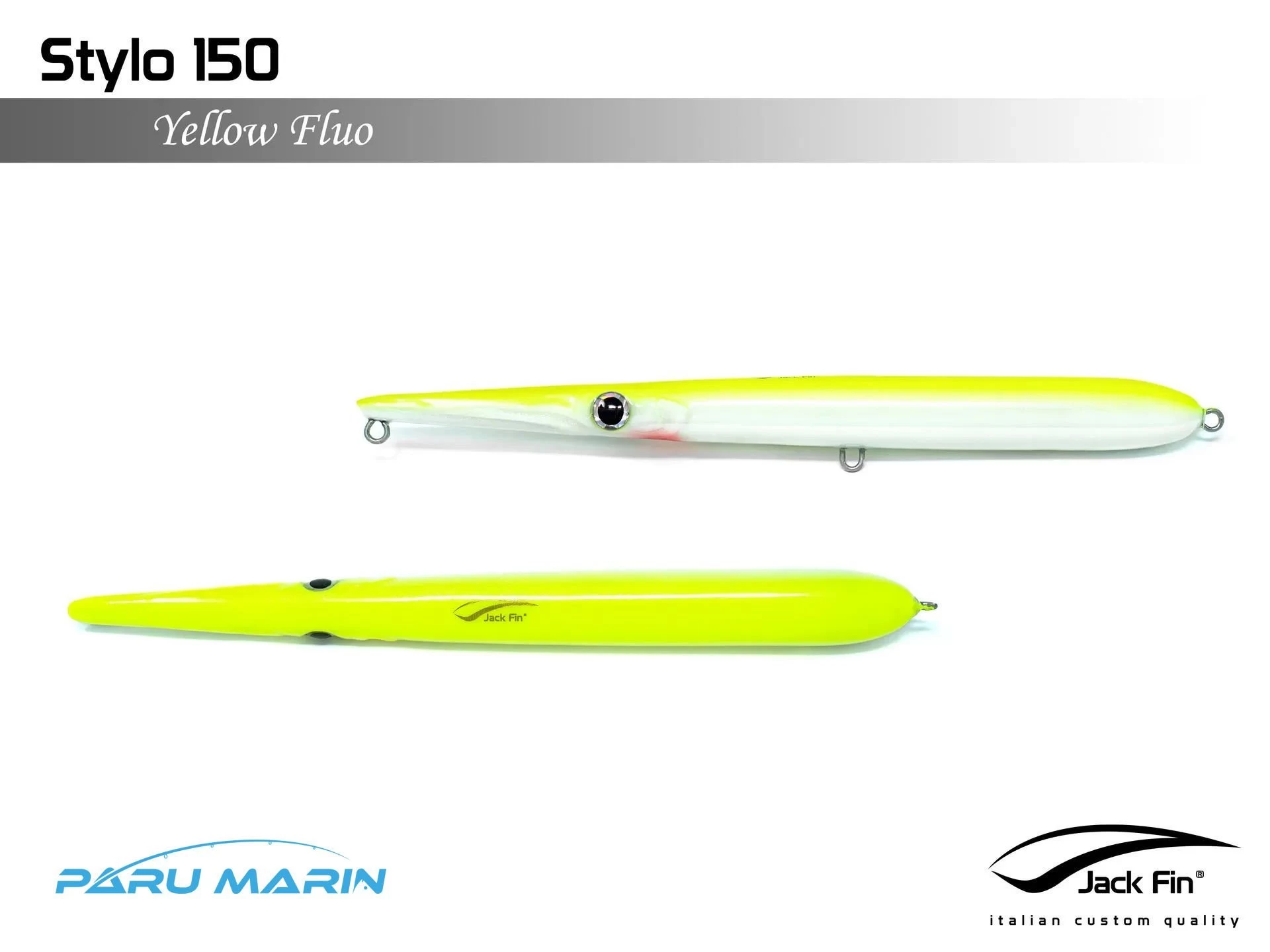 Jack Fin Stylo 150 Sahte Yem Yellow Fluo