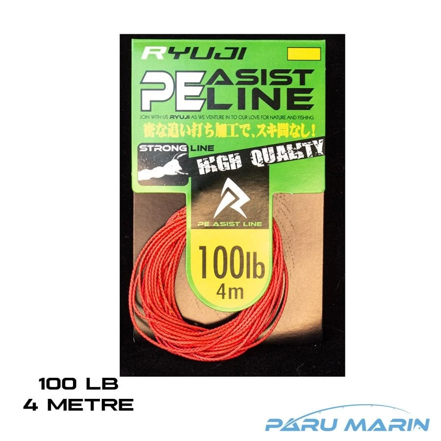 Ryuji Assist Pe Line (red) Jig Asist İpi 100lb. 4mt.