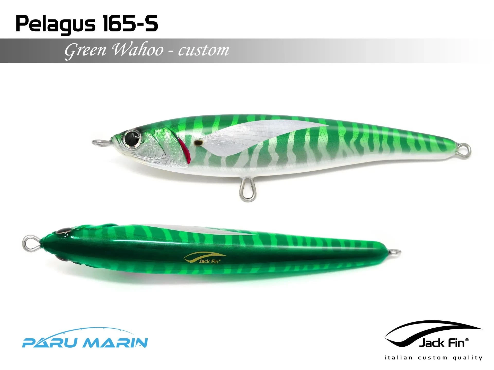 Jack Fin Pelagus 165-s Sahte Yem Green Wahoo ''Özel Renk''