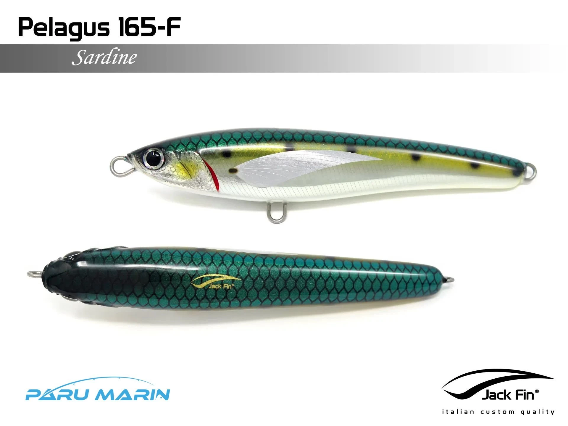Jack Fin Pelagus 165-f Sahte Yem Sardine