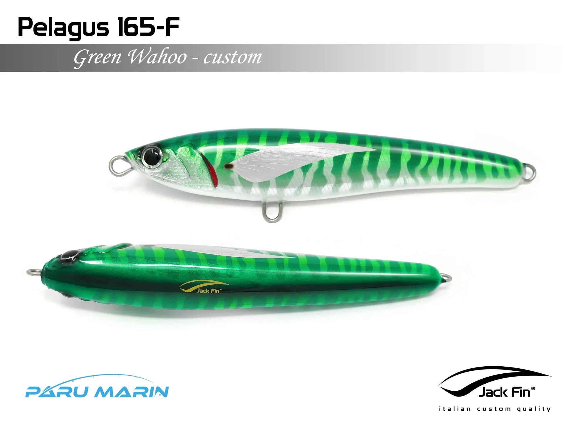 Jack Fin Pelagus 165-f Sahte Yem Green Wahoo ''Özel Renk''