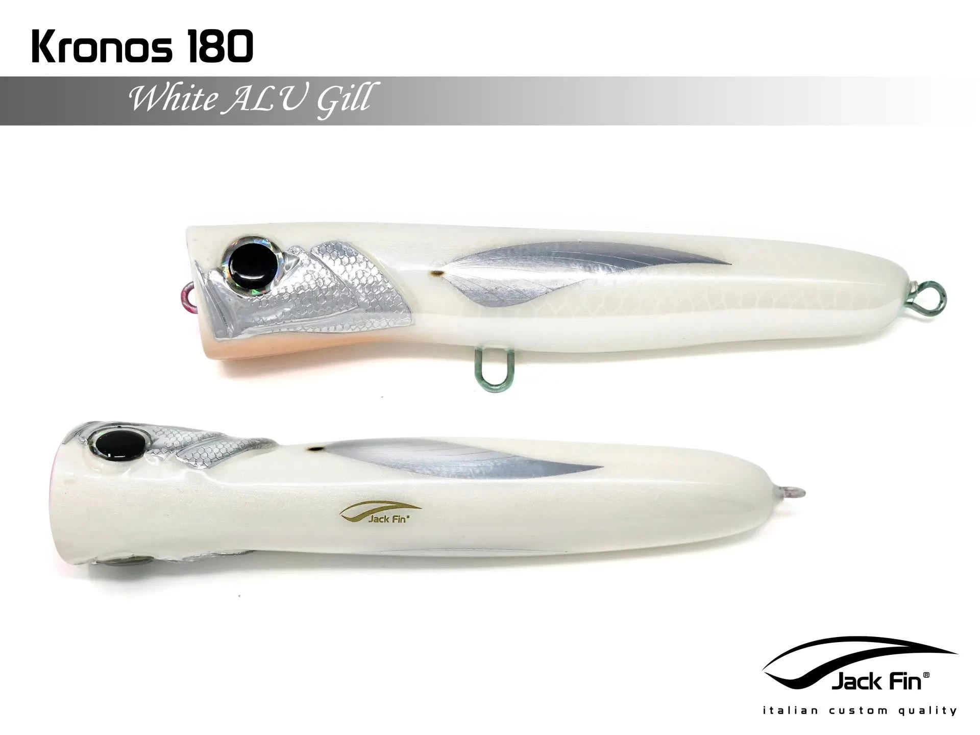 Jack Fin Kronos 180-f Sahte Yem White Alu Gill
