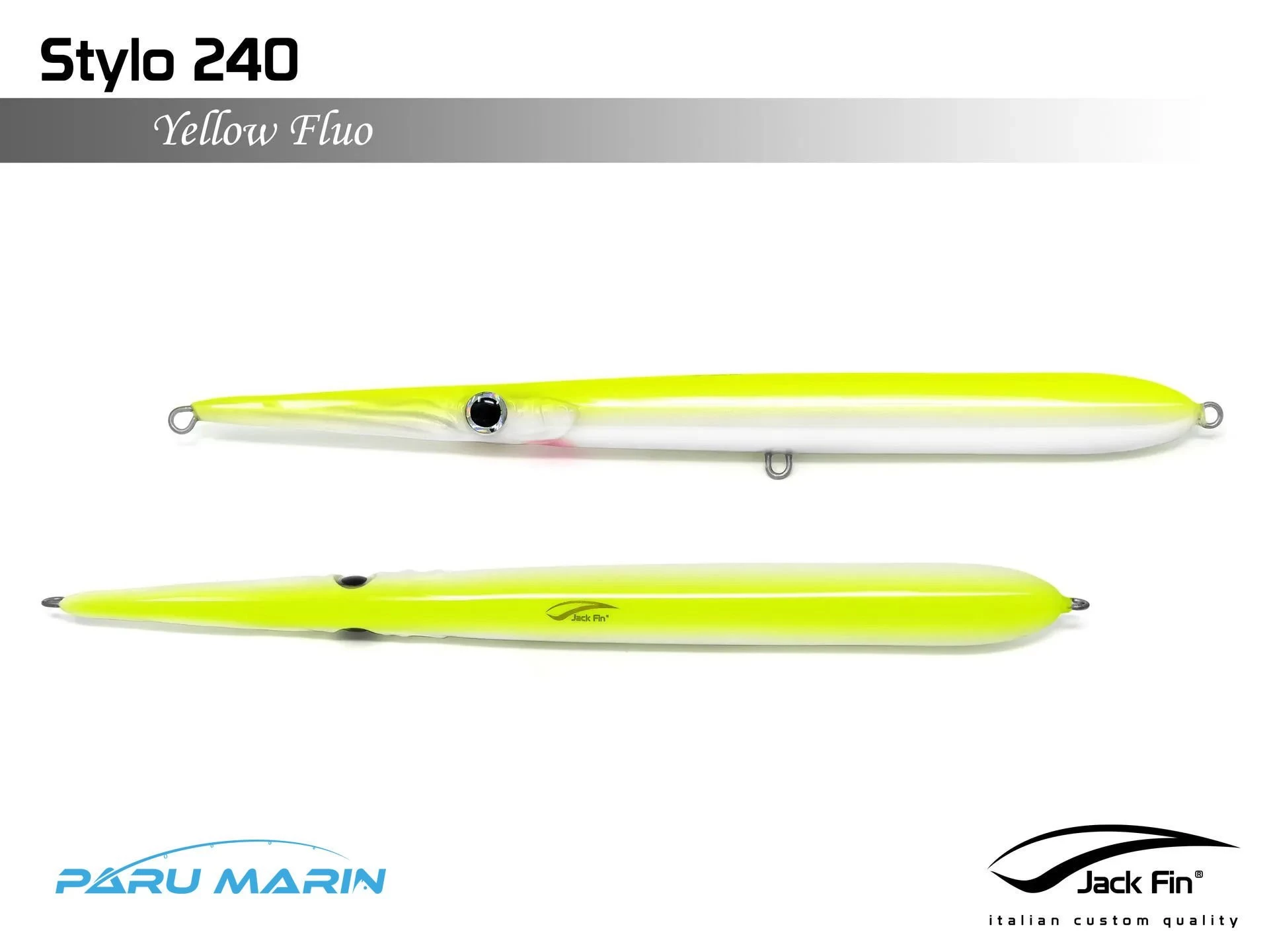 Jack Fin Stylo 240 Sahte Yem Yellow Fluo