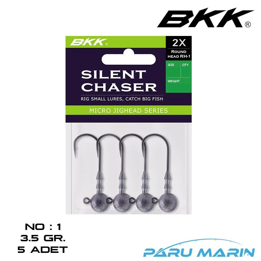 Bkk Silent Chaser Round Head Jig Head 3.5gr. #1