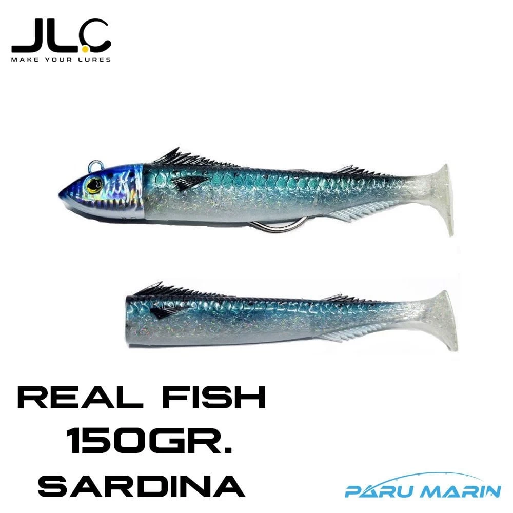 Jigging Ala Carta Real Fish 150gr. Sardina Yedekli Silikon Yem