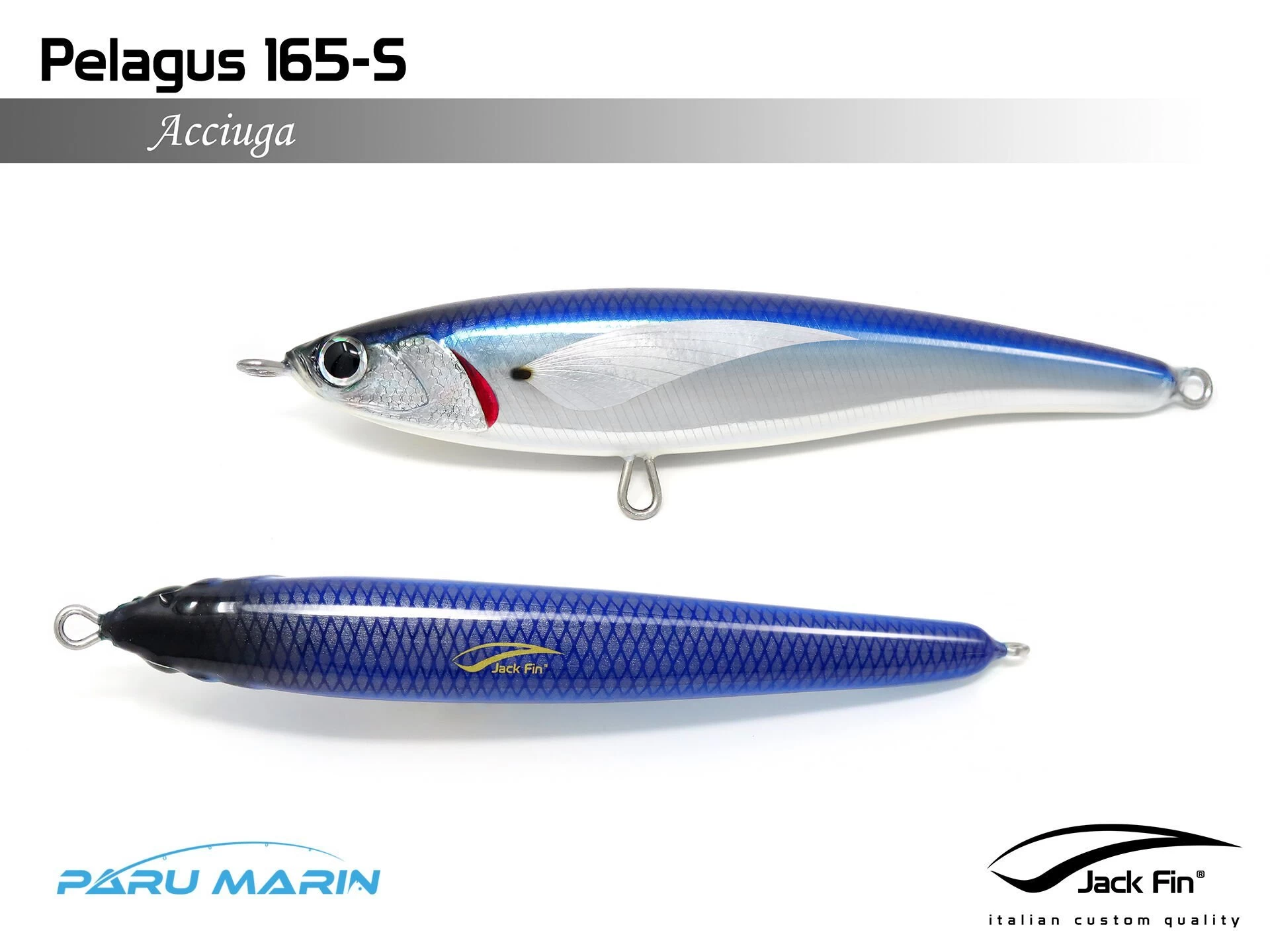 Jack Fin Pelagus 165-s Sahte Yem Acciuga