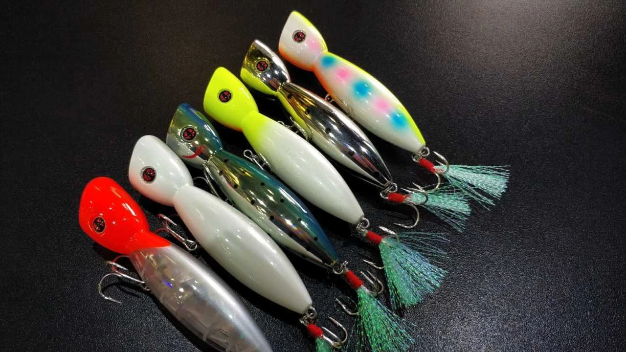 Fujin La Nina Maket Balık Su Üstü Popper 018 Pearl Rainbow Glow