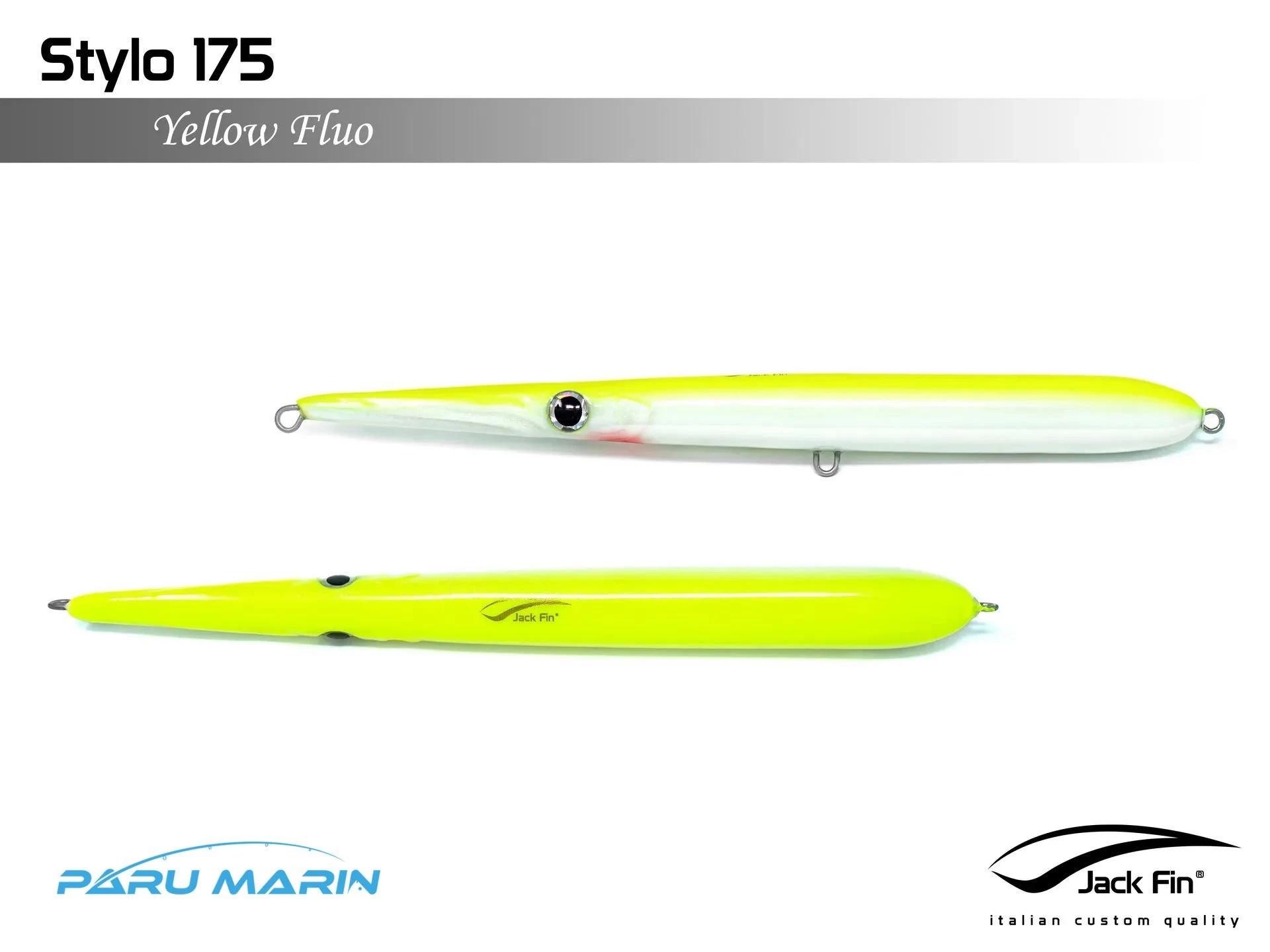 Jack Fin Stylo 175 Sahte Yem Yellow Fluo