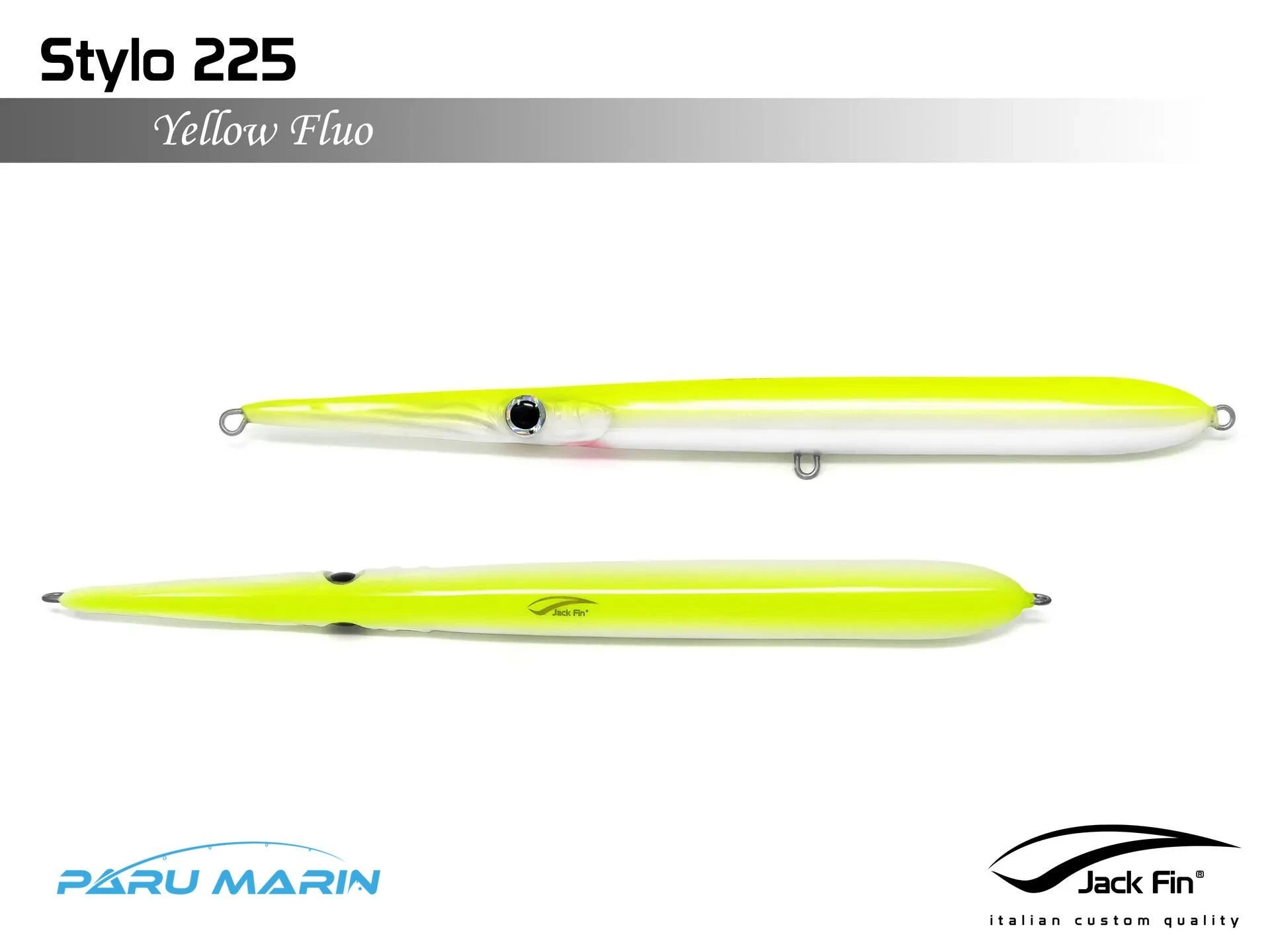 Jack Fin Stylo 225 Sahte Yem Yellow Fluo