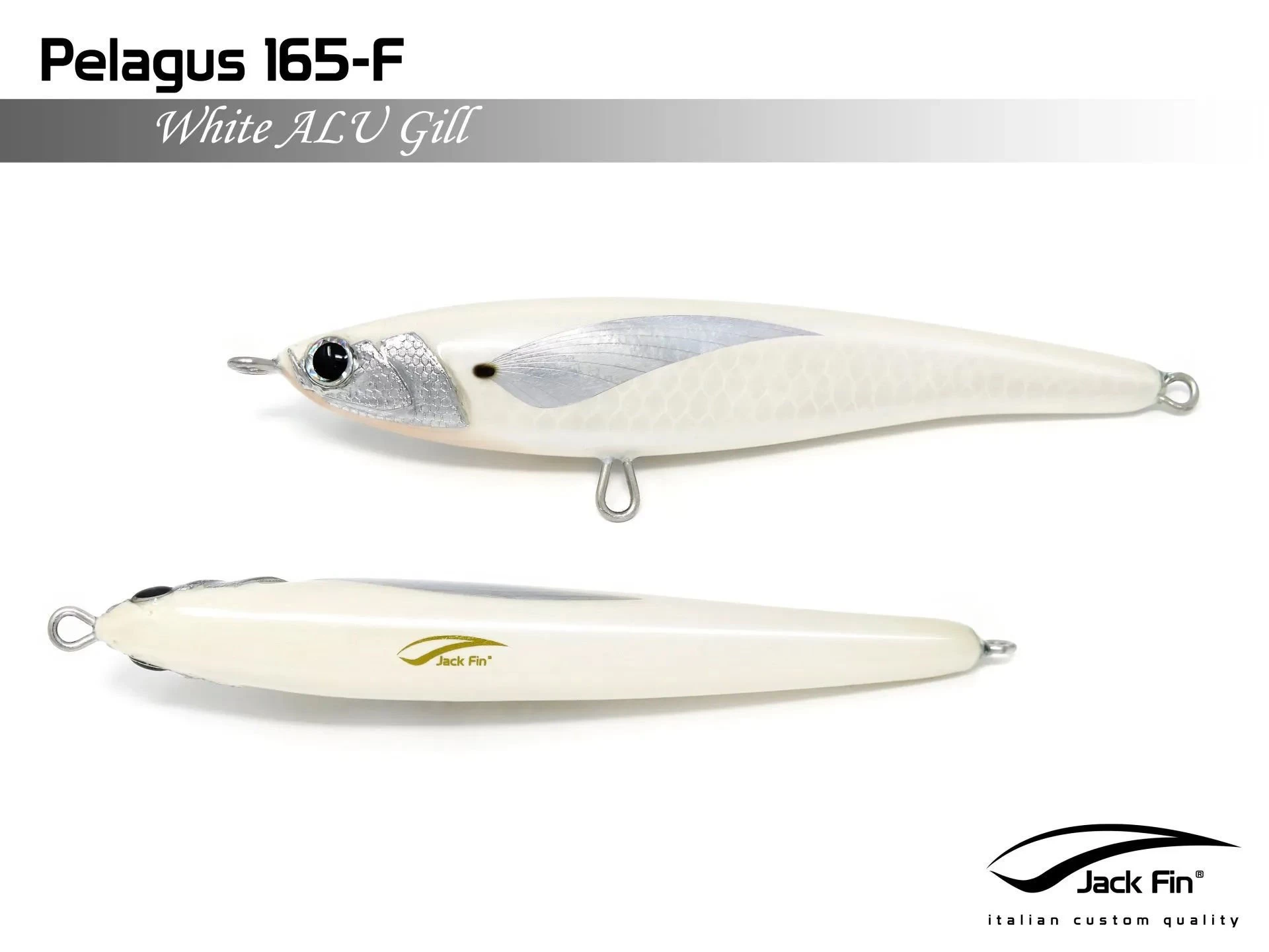 Jack Fin Pelagus 165-f Sahte Yem White Alu Gill