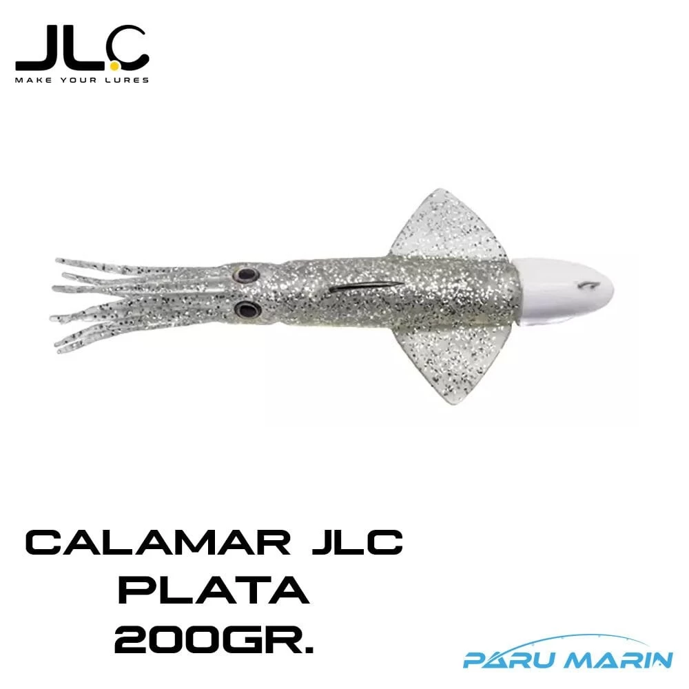 Jigging A La Carta Calamar Jlc 200 Gr. Plata Silikon Yem