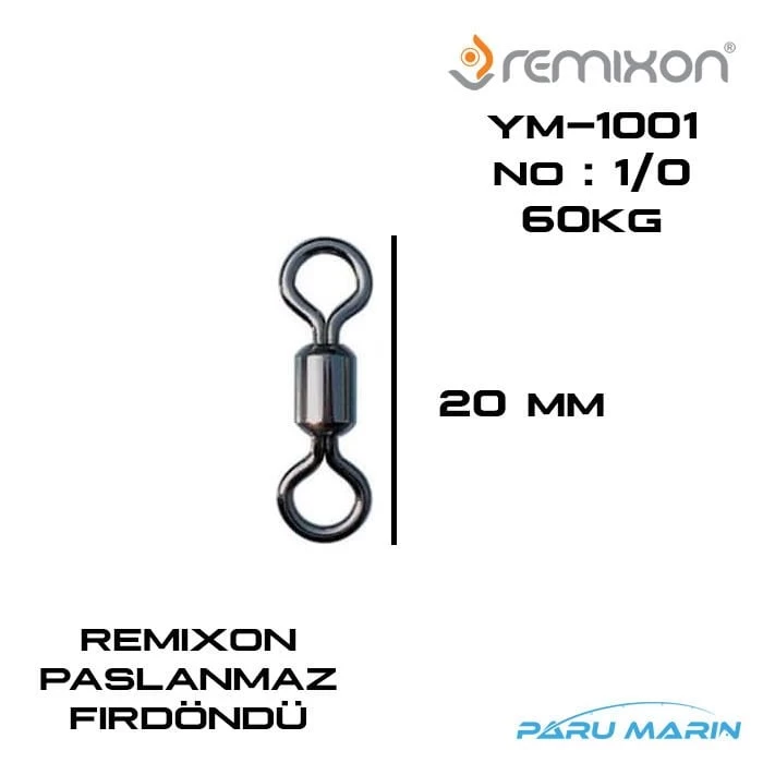 Remixon Ym-1001 Bilyalı Fırdöndü No:1/0 60kg.