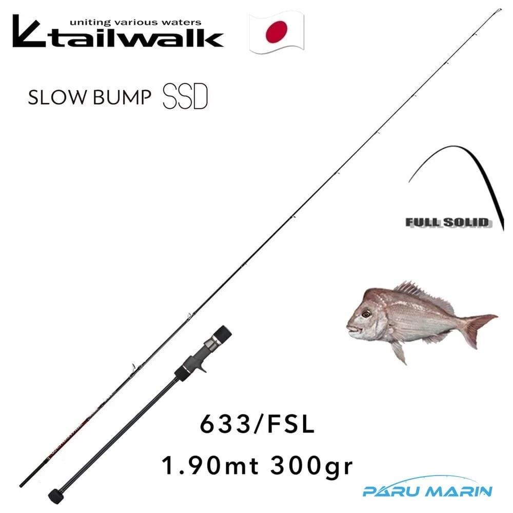 Tailwalk Slow Bump Ssd 633/fsl (s2p) Slow Jigging Kamış 190cm 300gr.