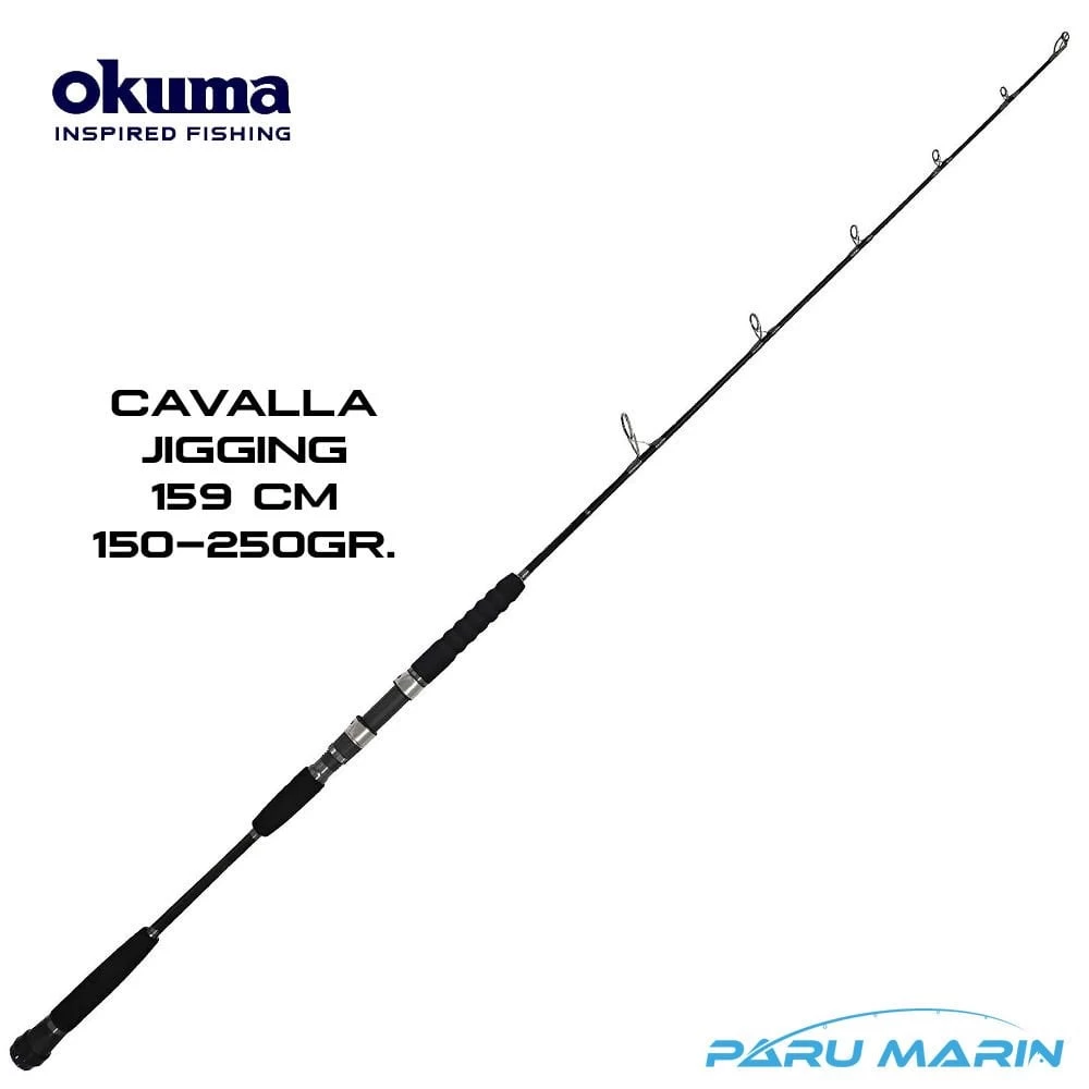 Okuma Cavalla 159cm 150-250 Gr. Tetiksiz Jigging Kamış
