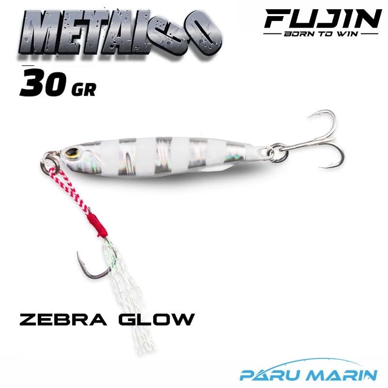 Fujin Metal Go 30 Gr. Zebra Glow Jig Yem