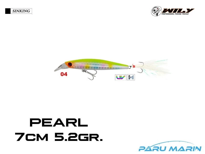 Wily Pearl 7cm 5.2gr. (floating) No:04