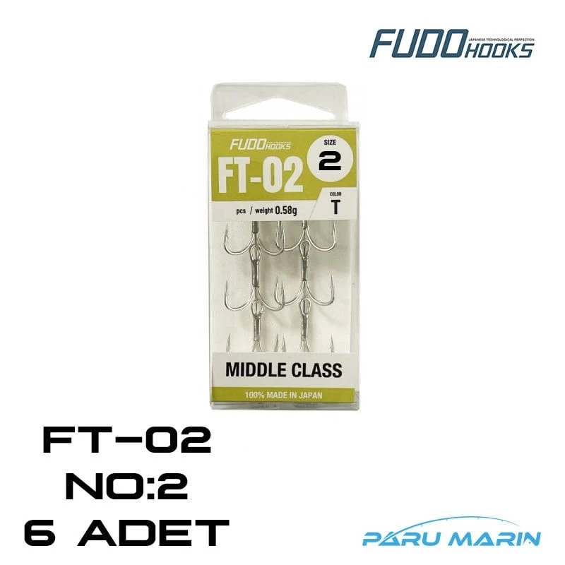 Fudo Ft-02 2248 3'lü İğne No:2 , 6 Adet
