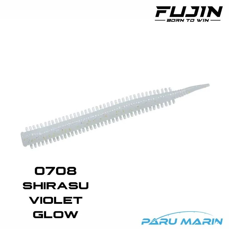 Fujin Yummy Sandworm Silikon Yem Shirasu Violet Glow 7cm.