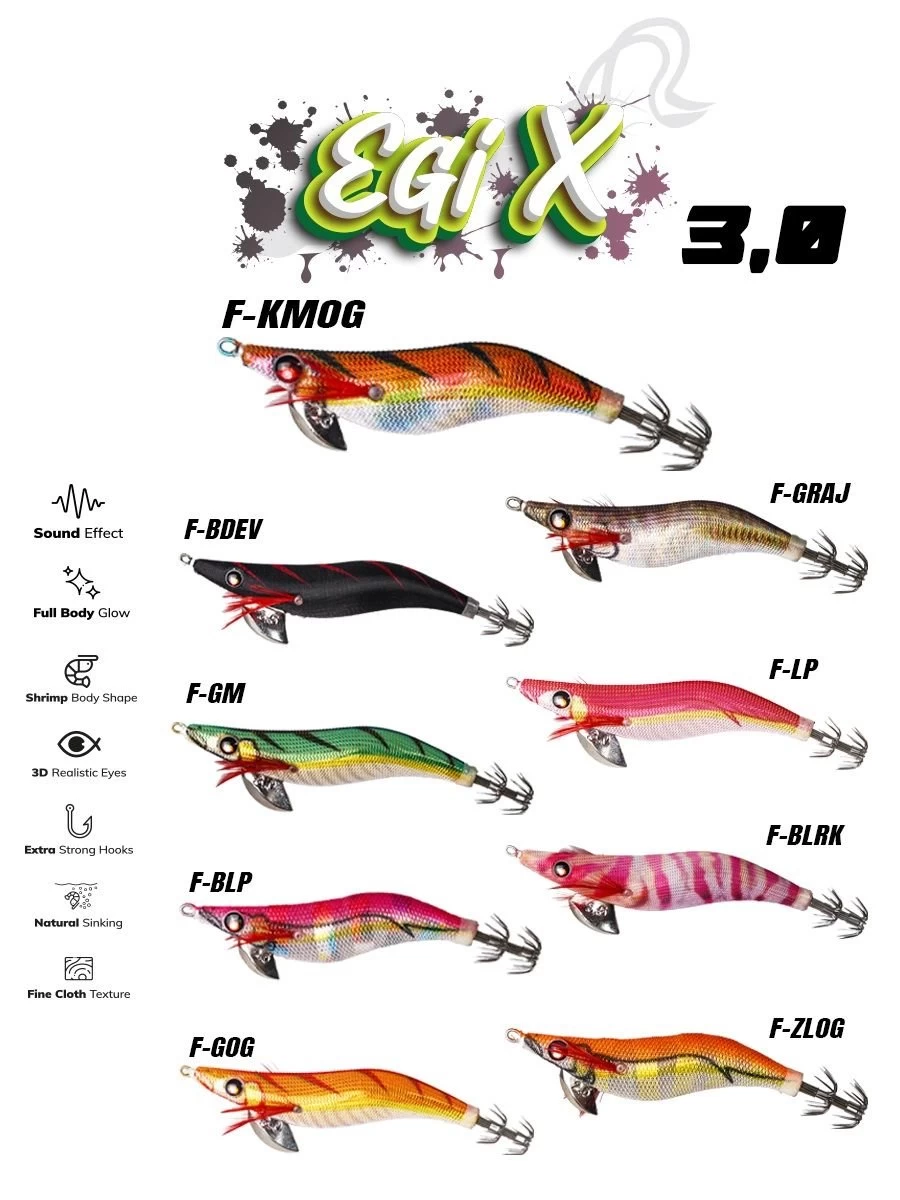 Fujin Egi X 3.0 16.4gr Kalamar Zokası F-gm