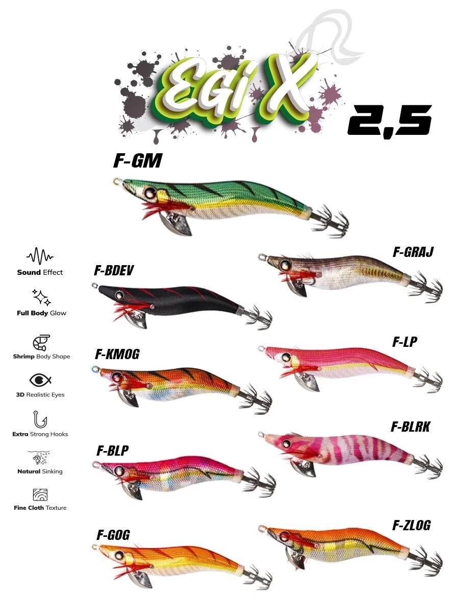 Fujin Egi X 2.5 10gr Kalamar Zokası F-gm
