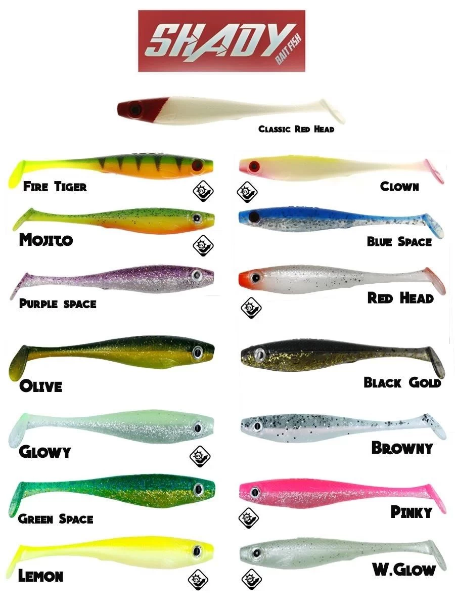 Fujin Shady 10cm Silikon Balık 022 Blue Space