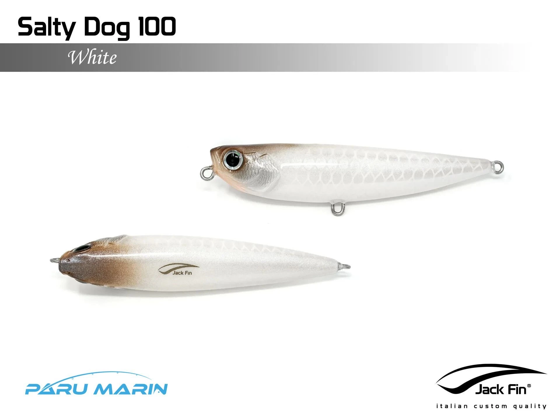 Jack Fin Salty Dog 100 Sahte Yem White