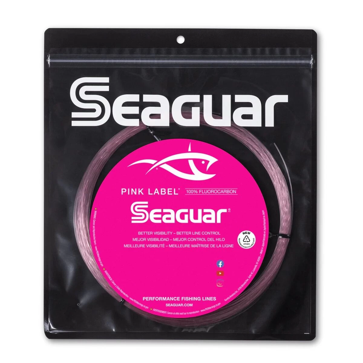Seaguar Pink Label 1.17mm 130lb 59kg 25mt.