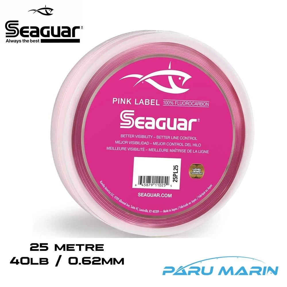 Seaguar Pink Label 0.62mm 40lb 18kg 25mt.(kop