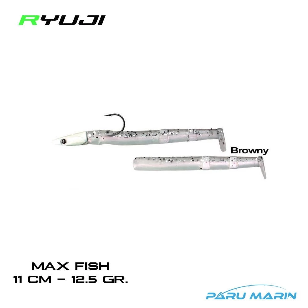 Ryuji Max Fish 11cm 12.5gr. Silikon Yem Browny