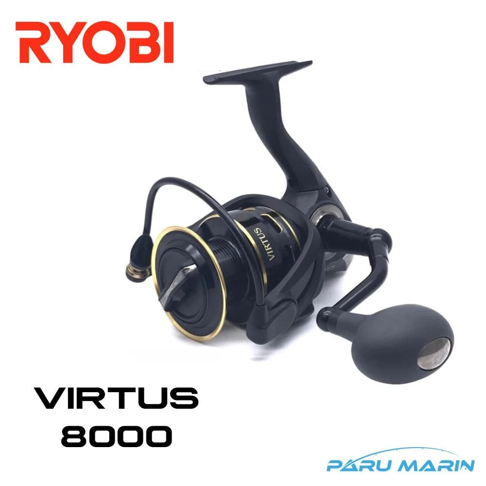 Moulinet Ryobi Virtus FD - Tailles 1000 à 8000 - Moulinet Pêche Manuel 5 Roulements - Neuf