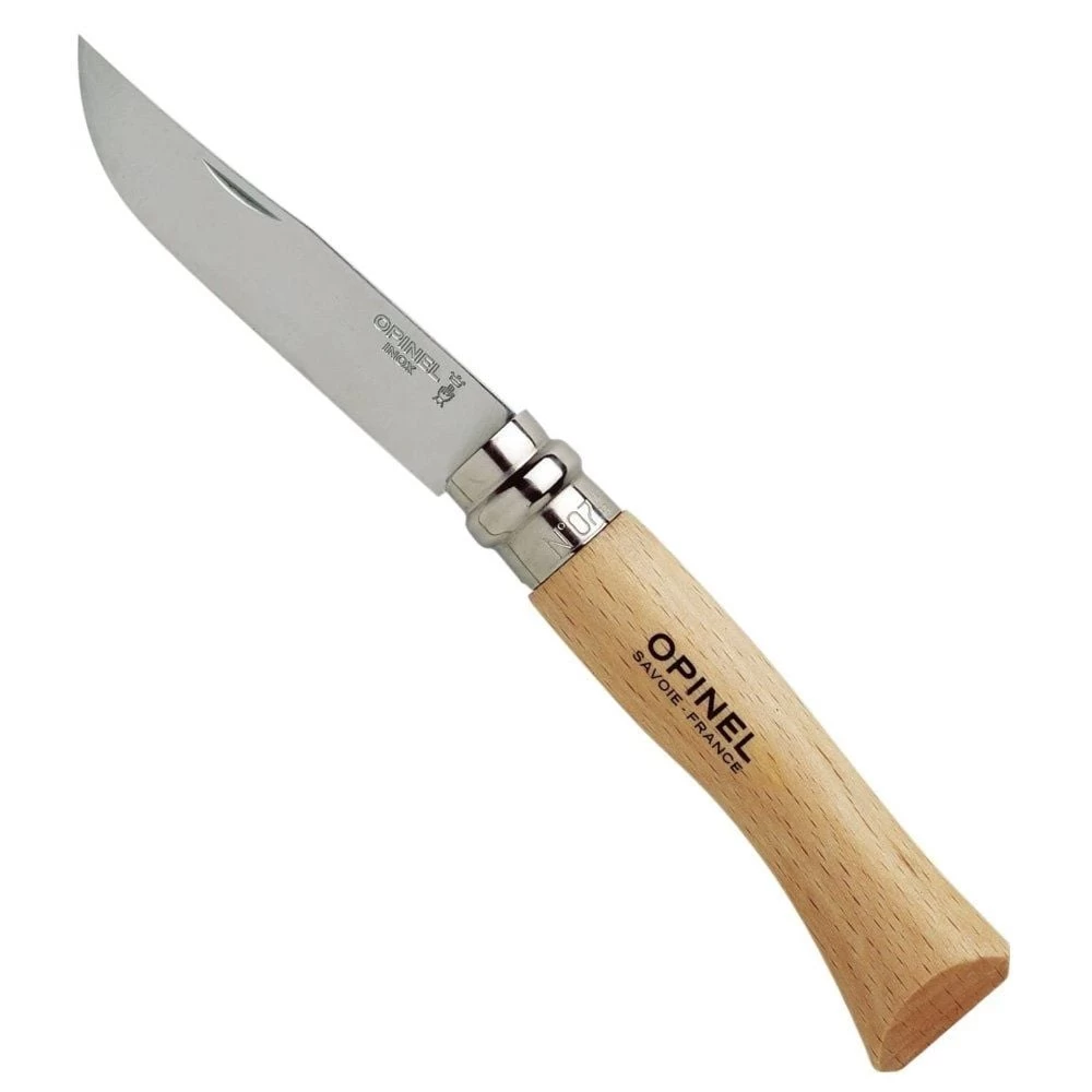 Opinel Inox 7 No Kayın Saplı Paslanmaz Çelik Çakı