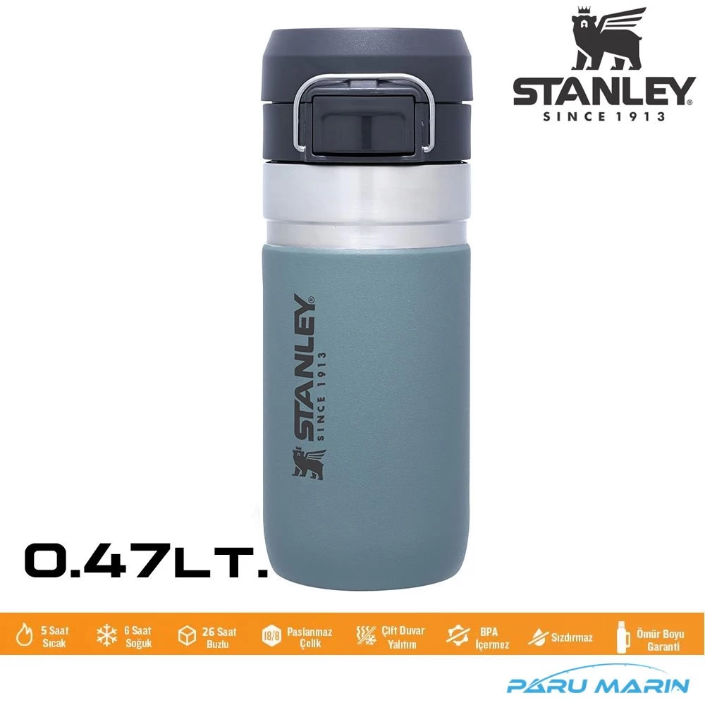 Stanley Go Quick Flip Paslanmaz Çelik Termos 0.47lt. Shale