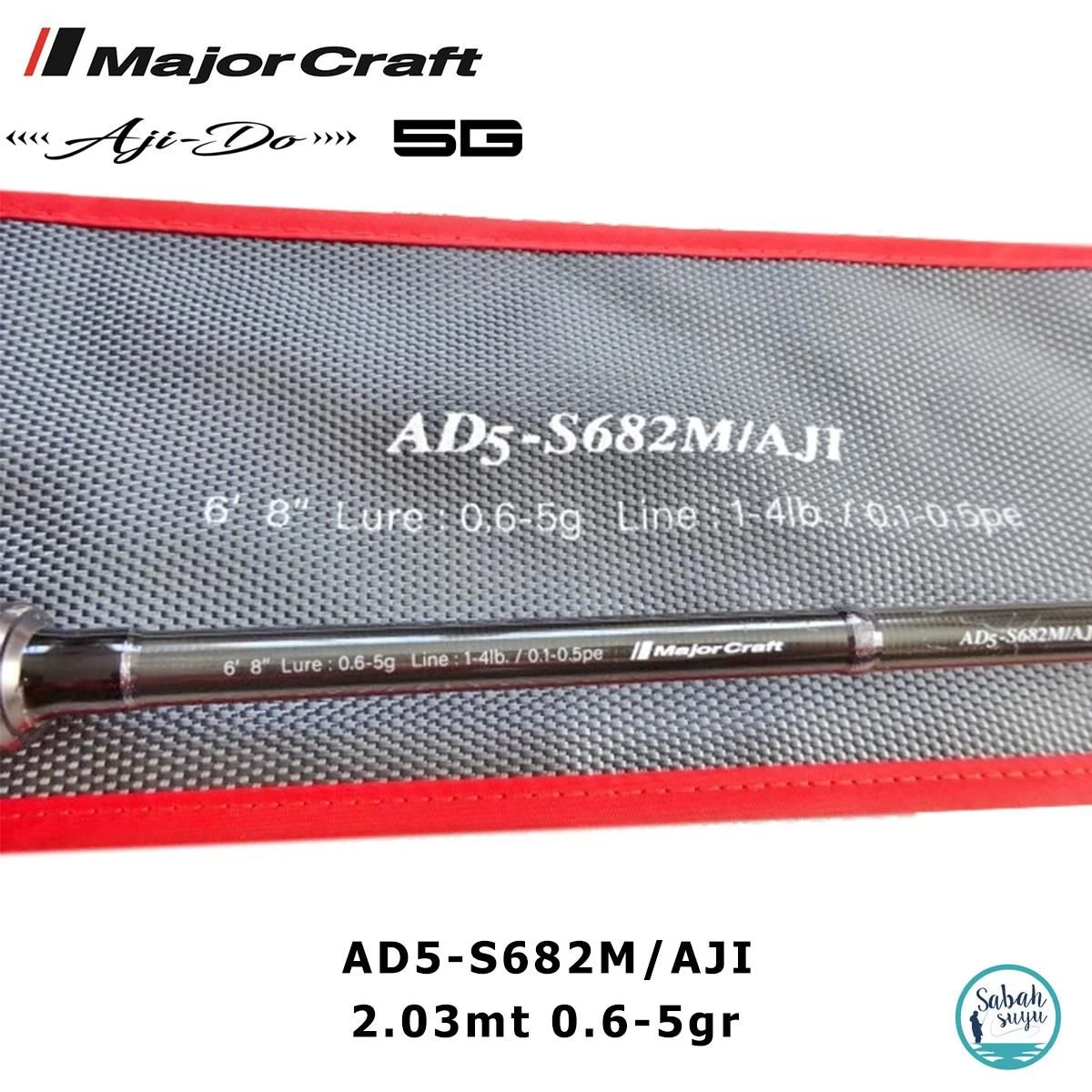 Major Craft Aji - Do Ad5-s682m/aji 203cm 0.6-5gr Lrf Kamış