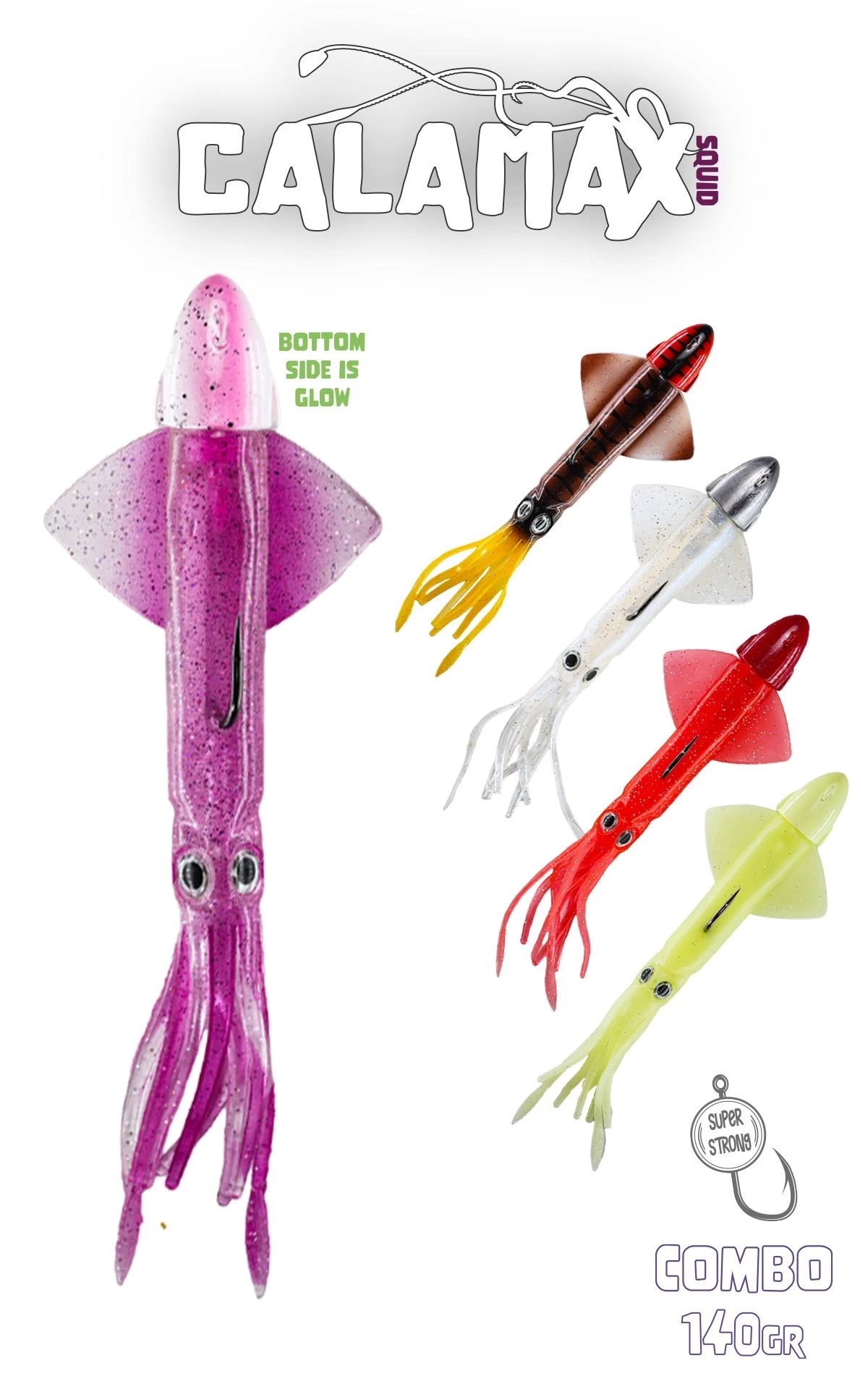 Fujin Calamax Squid 140gr. Violet